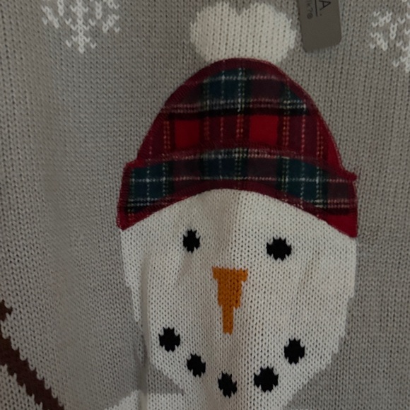 Joseph A Gray Snowman Sweater - Picture 5 of 7